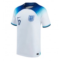 Camiseta Inglaterra Bukayo Saka #17 Primera Equipación Mundial 2022 manga corta